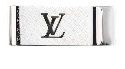 Louis Vuitton LV Money Clip, &pound;120, Accessories, Silver, Silver, Front view